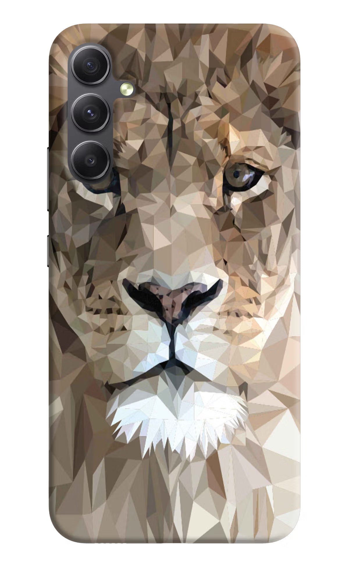 Lion Art Samsung A34 5G Hard Case Back Cover by Casekaro