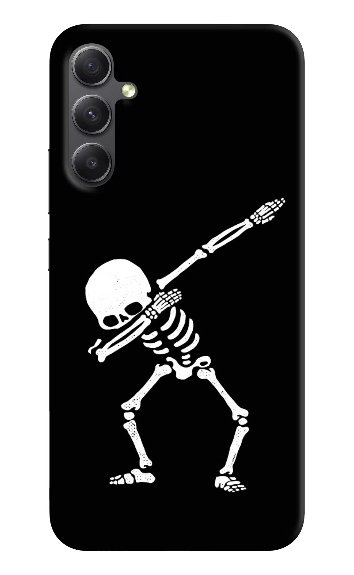 Dabbing Skeleton Art Samsung A34 5G Hard Case Back Cover by Casekaro