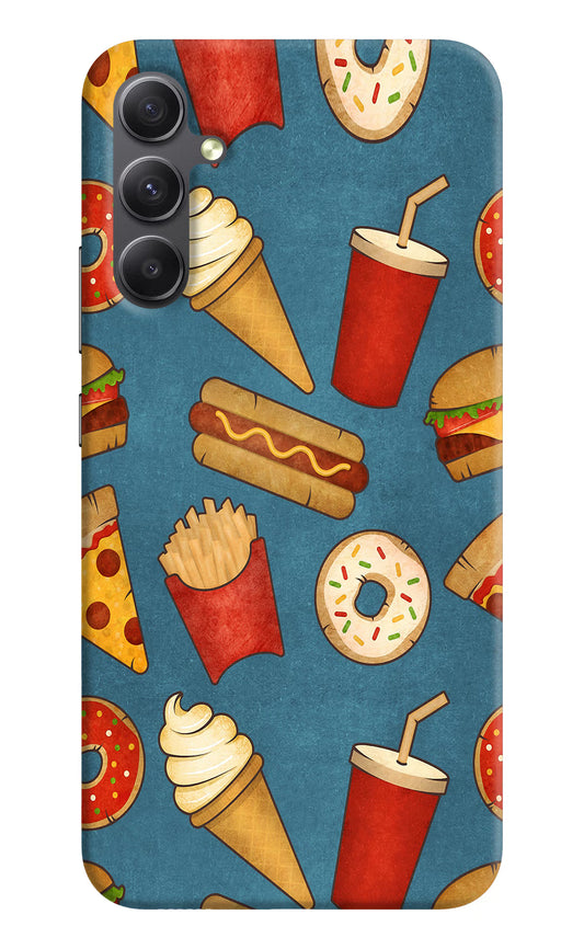 Foodie Samsung A34 5G Hard Case Back Cover by Casekaro