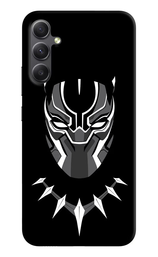 Black Panther Samsung A34 5G Hard Case Back Cover by Casekaro