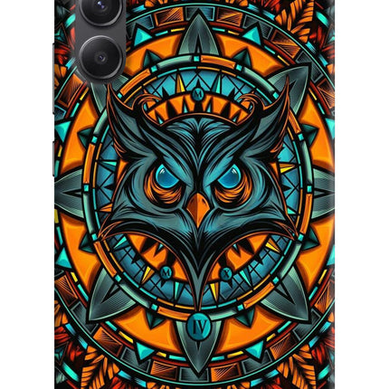 Angry Owl Art Samsung A34 5G Hard Case Back Cover by Casekaro