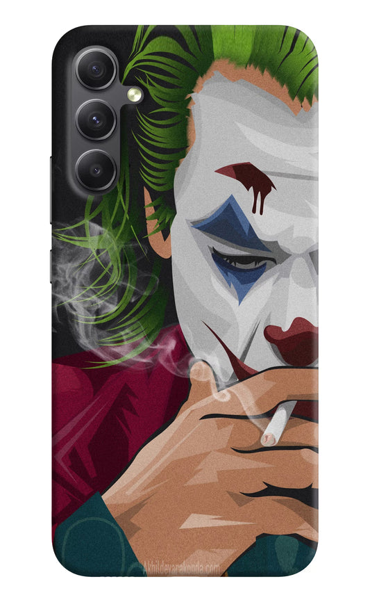 Joker Smoking Samsung A34 5G Hard Case Back Cover by Casekaro