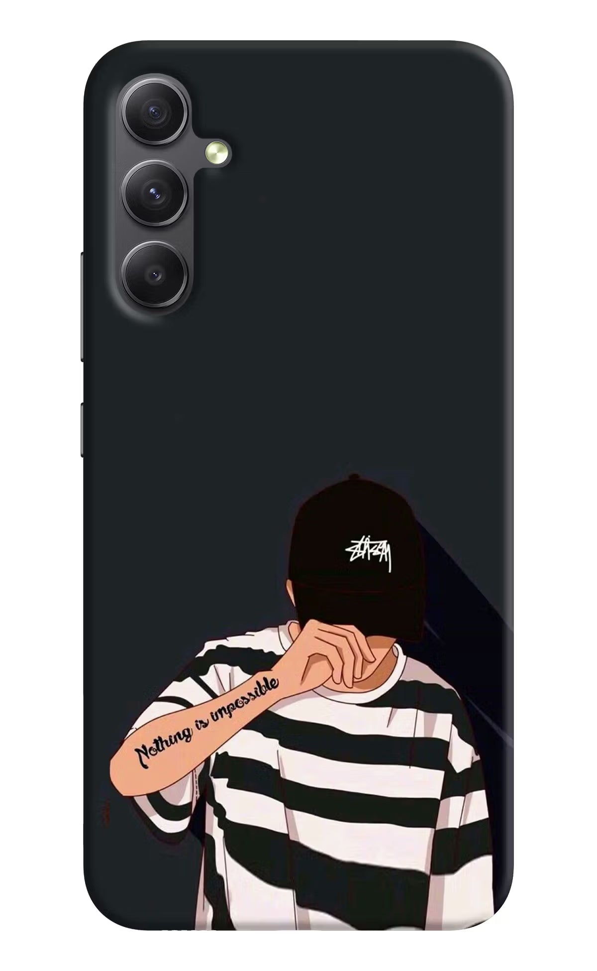 Aesthetic Boy Samsung A34 5G Hard Case Back Cover by Casekaro