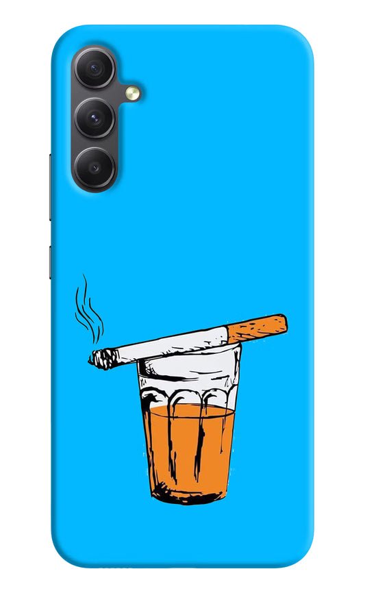 Chai Sutta Samsung A34 5G Hard Case Back Cover by Casekaro