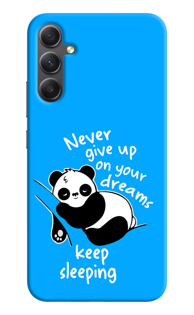 Keep Sleeping Samsung A34 5G Hard Case Back Cover by Casekaro