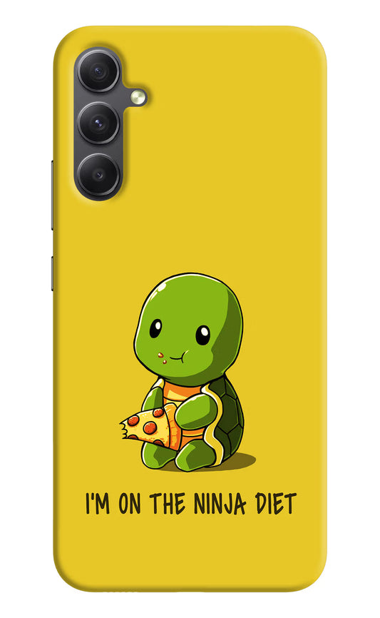 I'm on Ninja Diet Samsung A34 5G Hard Case Back Cover by Casekaro