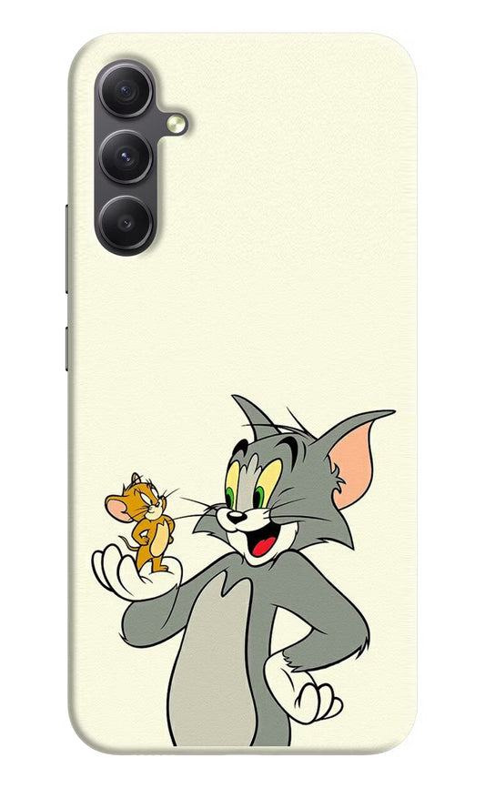 Tom & Jerry Samsung A34 5G Hard Case Back Cover by Casekaro
