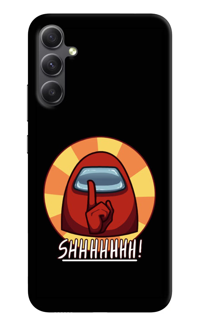 Among Us Shhh! Samsung A34 5G Hard Case Back Cover by Casekaro