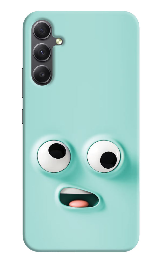 Funny Cartoon Samsung A34 5G Hard Case Back Cover by Casekaro