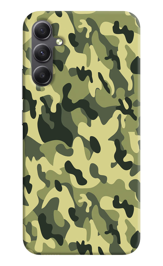 Camouflage Samsung A34 5G Hard Case Back Cover by Casekaro
