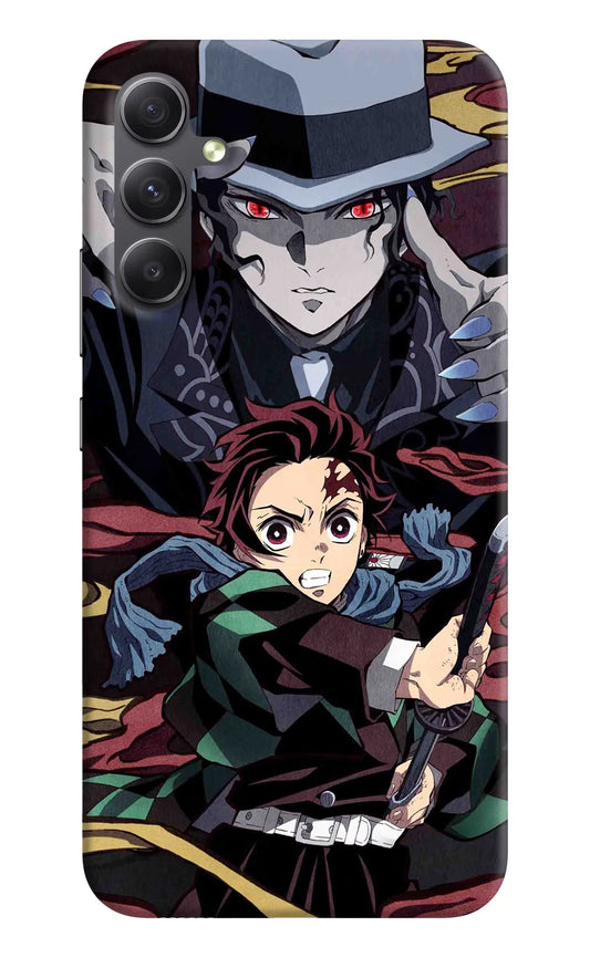 Demon Slayer Samsung A34 5G Hard Case Back Cover by Casekaro