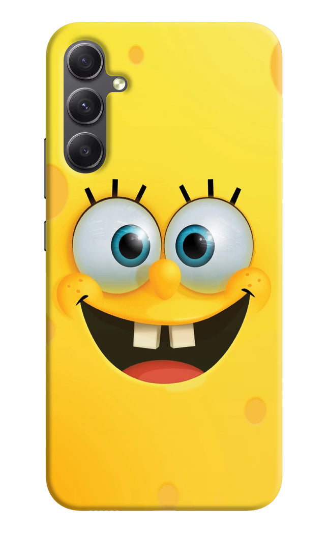 Sponge 1 Samsung A34 5G Hard Case Back Cover by Casekaro