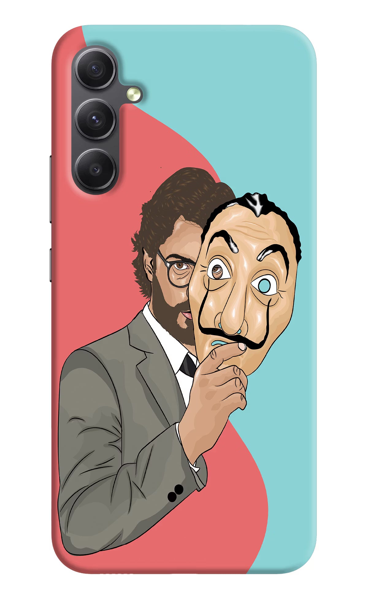 Professor Samsung A34 5G Hard Case Back Cover by Casekaro