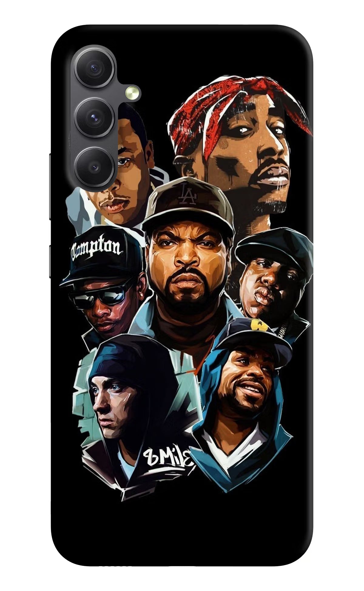 Rappers Samsung A34 5G Hard Case Back Cover by Casekaro