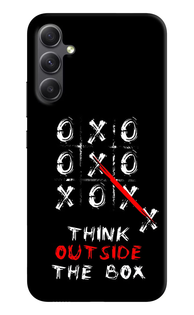 Think out of the BOX Samsung A34 5G Hard Case Back Cover by Casekaro