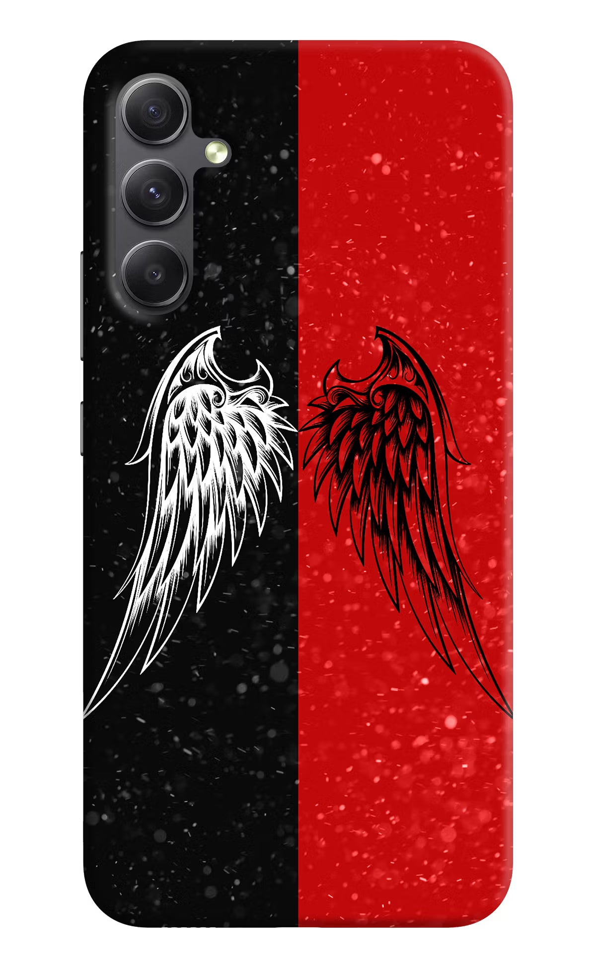 Wings Samsung A34 5G Hard Case Back Cover by Casekaro
