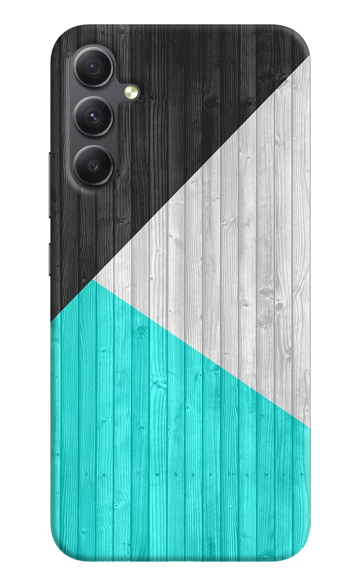 Wooden Abstract Samsung A34 5G Hard Case Back Cover by Casekaro