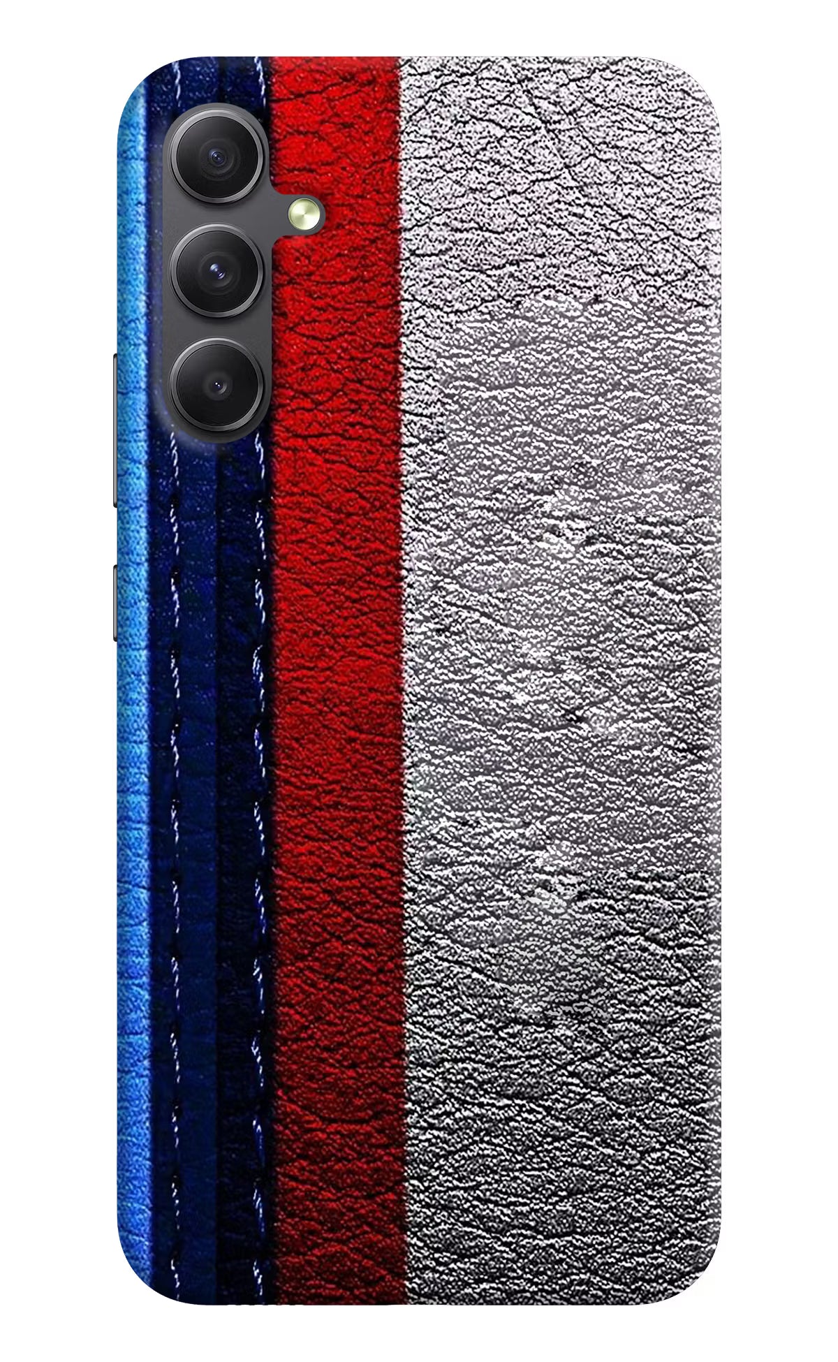 BMW Stripes Samsung A34 5G Hard Case Back Cover by Casekaro