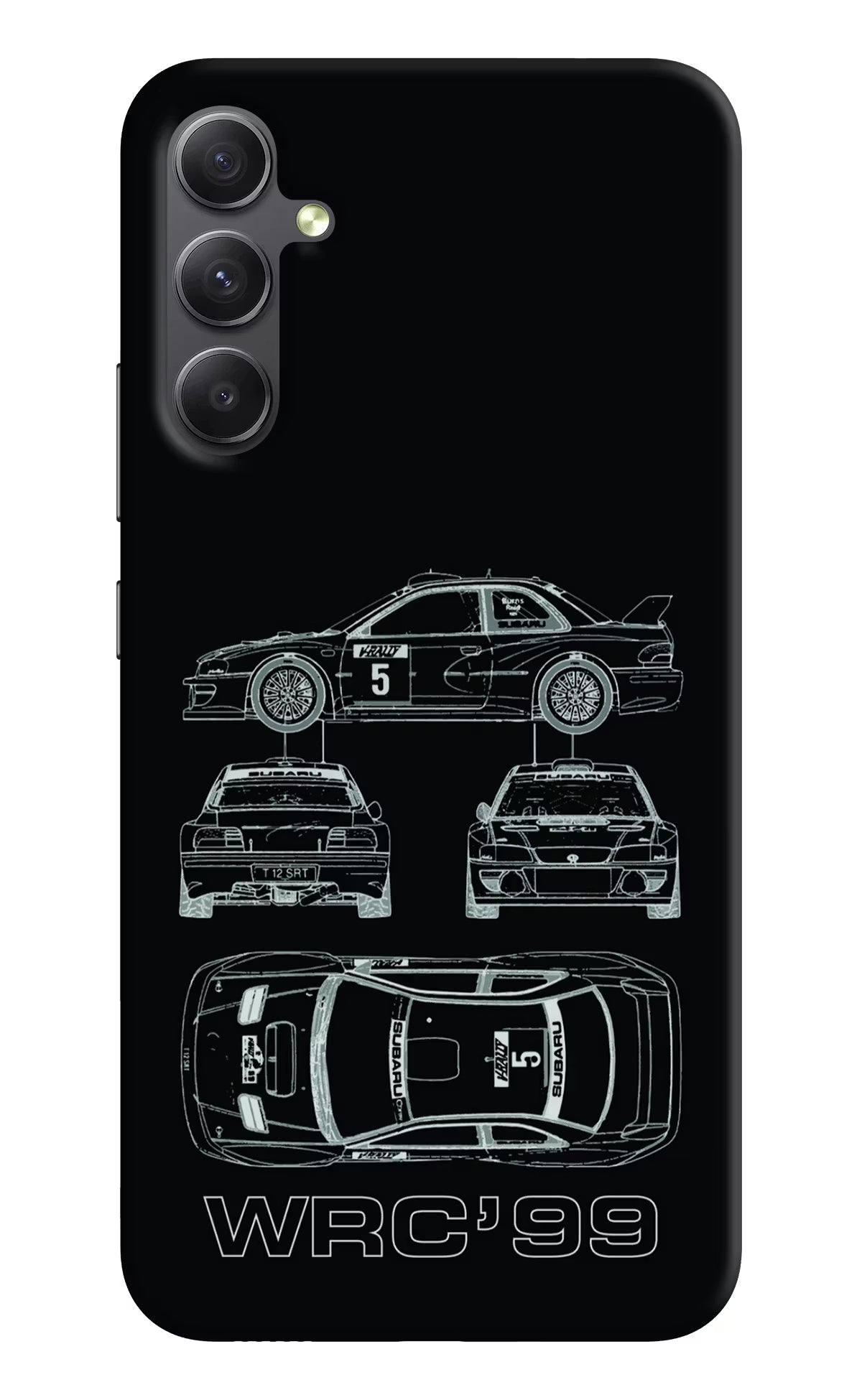 WRC'99 Samsung A34 5G Hard Case Back Cover by Casekaro