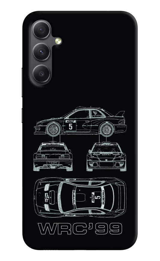 WRC'99 Samsung A34 5G Hard Case Back Cover by Casekaro