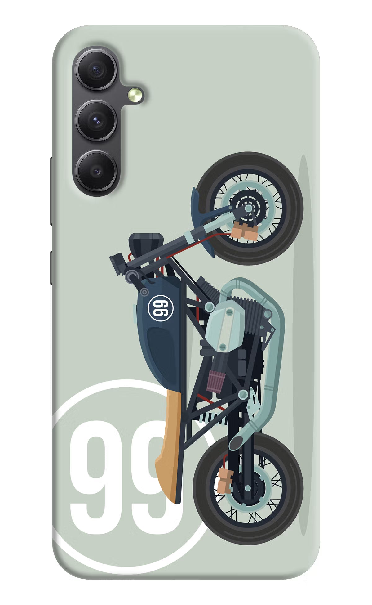 Classic Cafe Racer 99 Samsung A34 5G Hard Case Back Cover by Casekaro