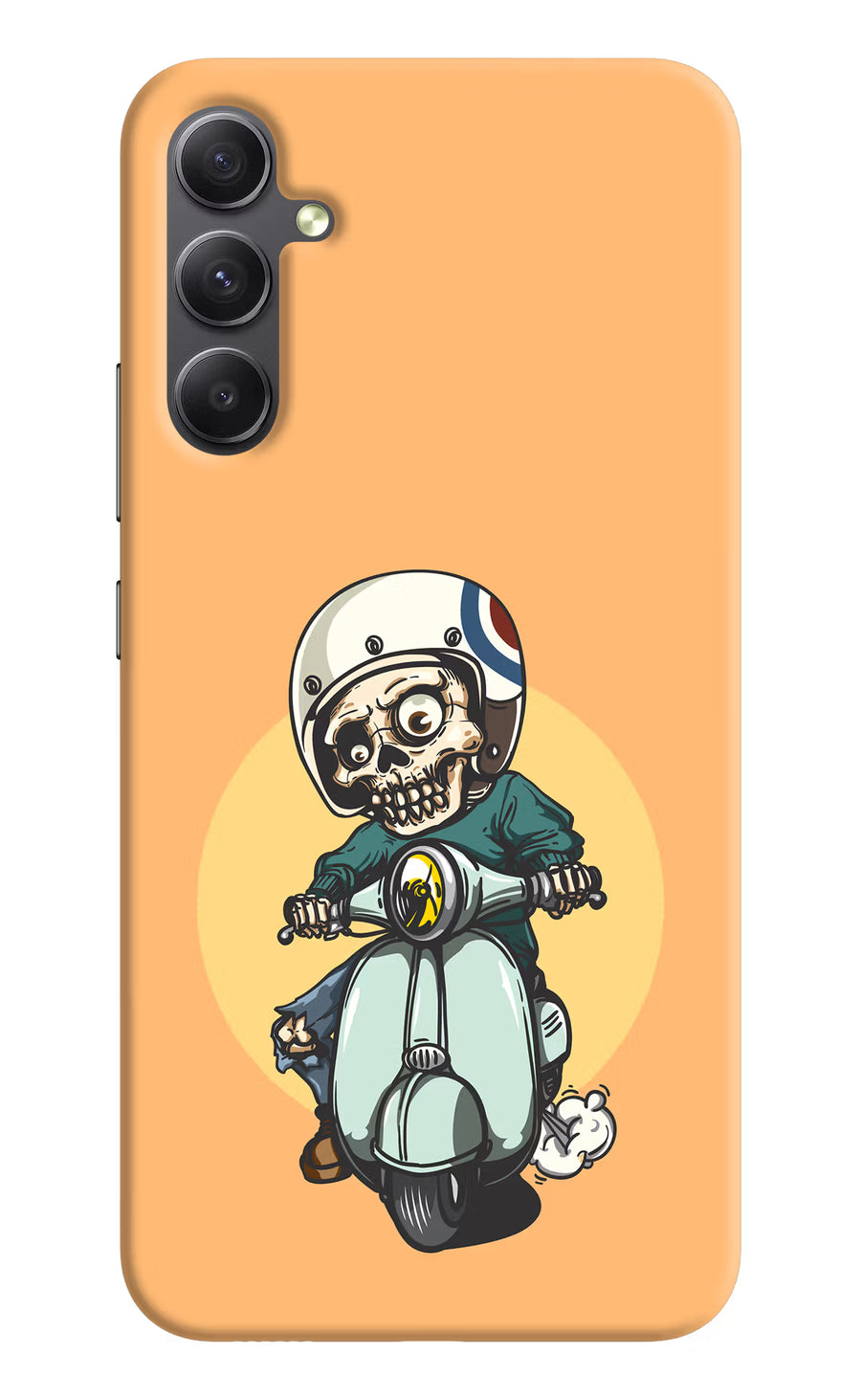 Undead Biker Samsung A34 5G Back Cover, Hard case