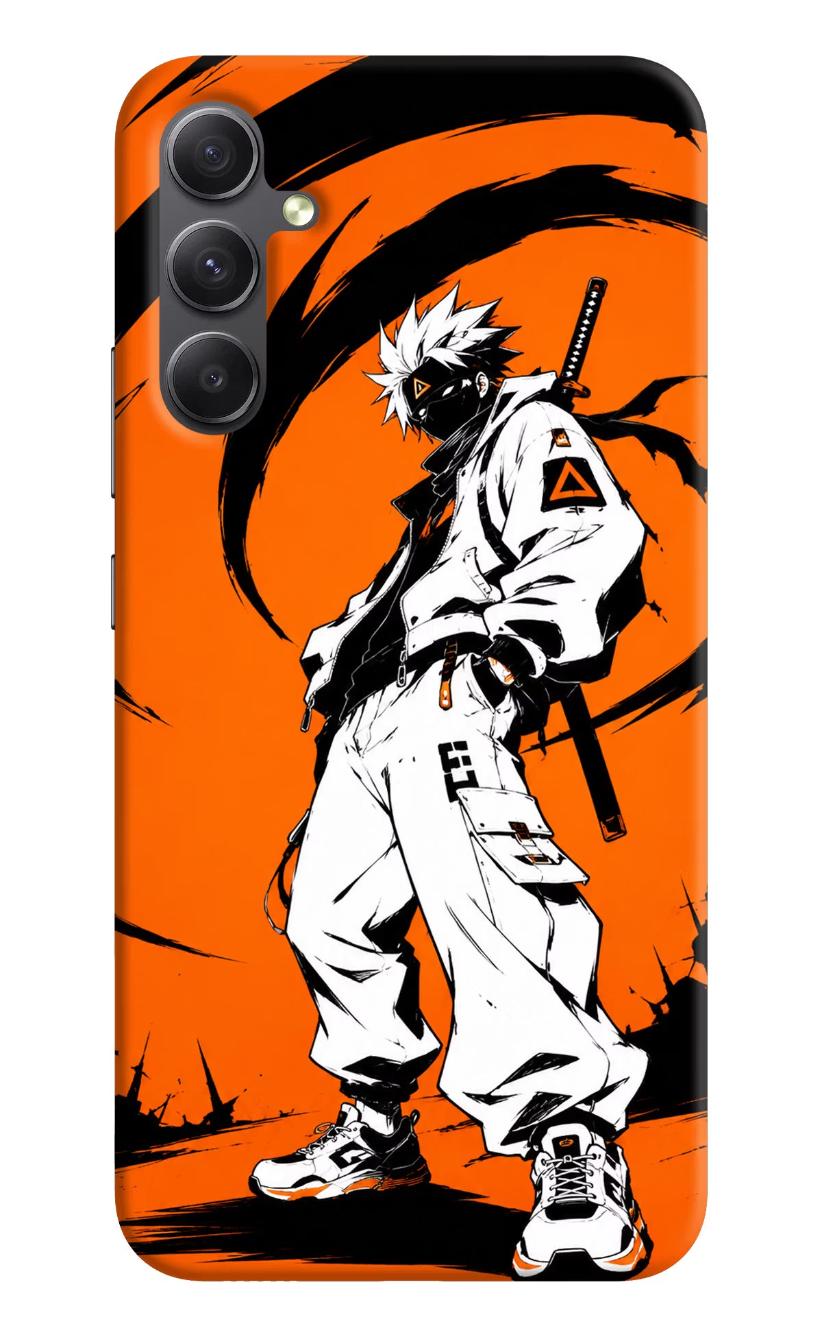 Street Samurai  Samsung A34 5G Hard Case Back Cover by Casekaro