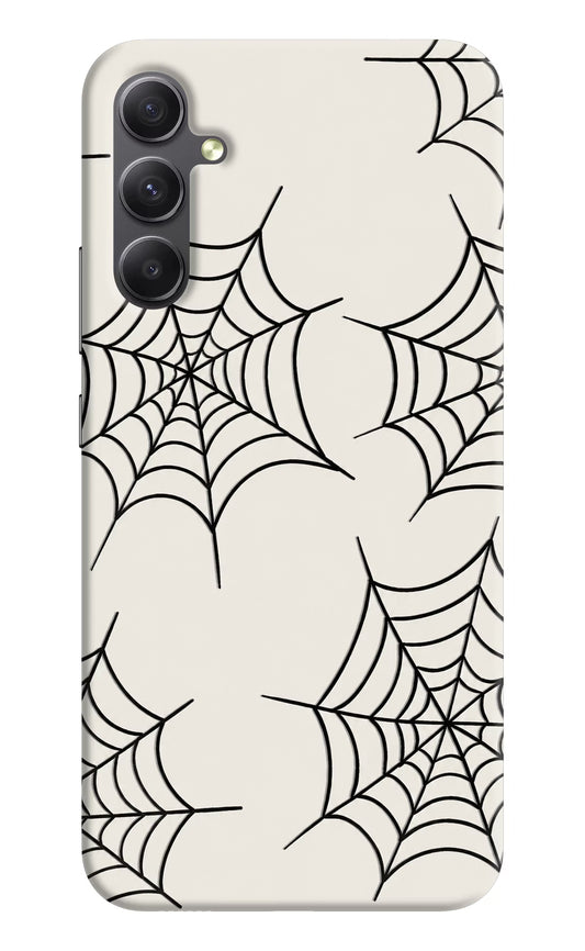 Spider Web Samsung A34 5G Hard Case Back Cover by Casekaro