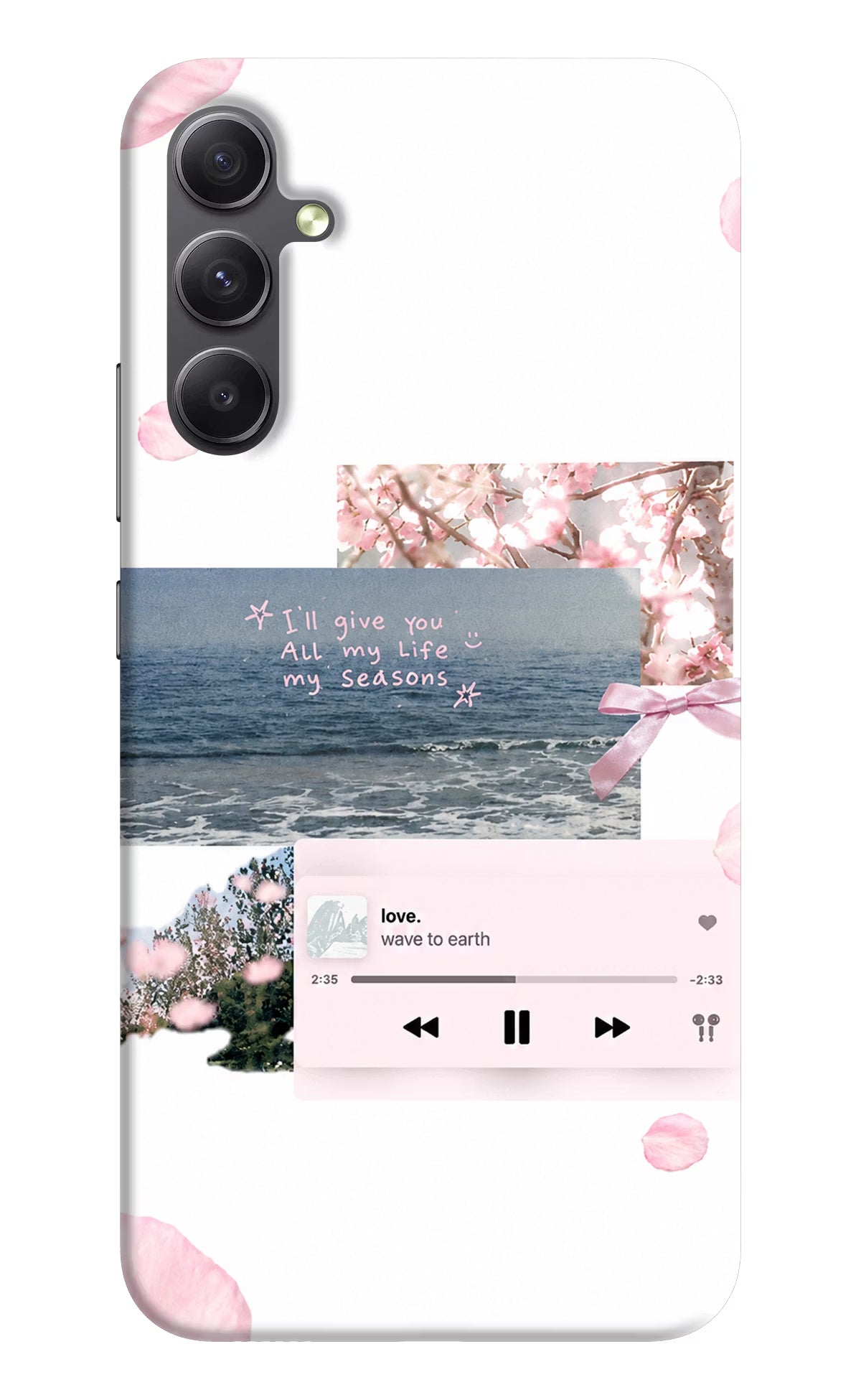 Wave to earth Samsung A34 5G Back Cover