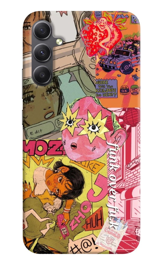 Funkover Samsung A34 5G Hard Case Back Cover by Casekaro