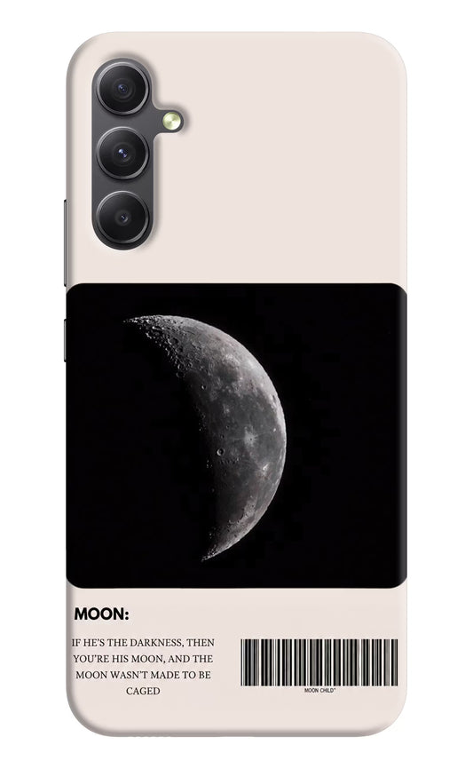 Moon Phase Samsung A34 5G Hard Case Back Cover by Casekaro