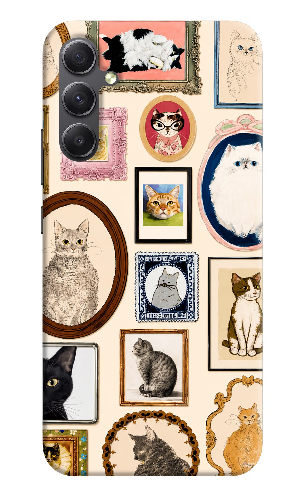 Mirror Cats Samsung A34 5G Back Cover