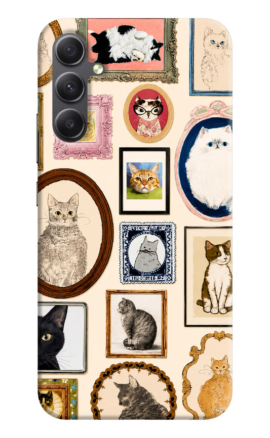 Mirror Cats Samsung A34 5G Hard Case Back Cover by Casekaro