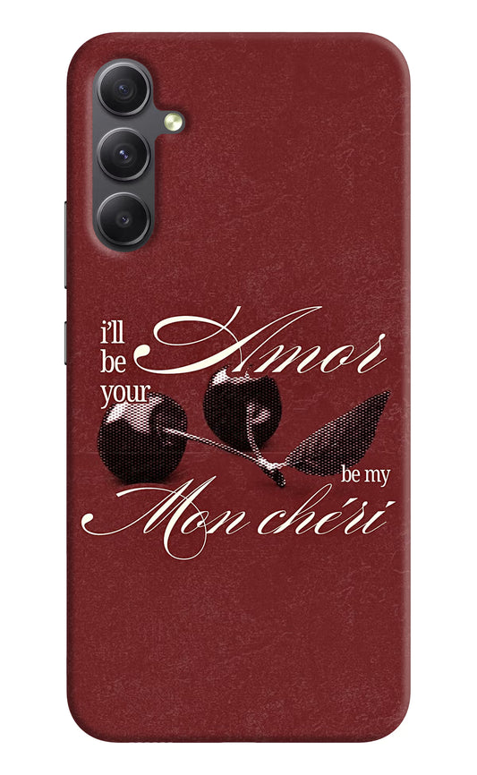 Velvet Cherry Samsung A34 5G Back Cover