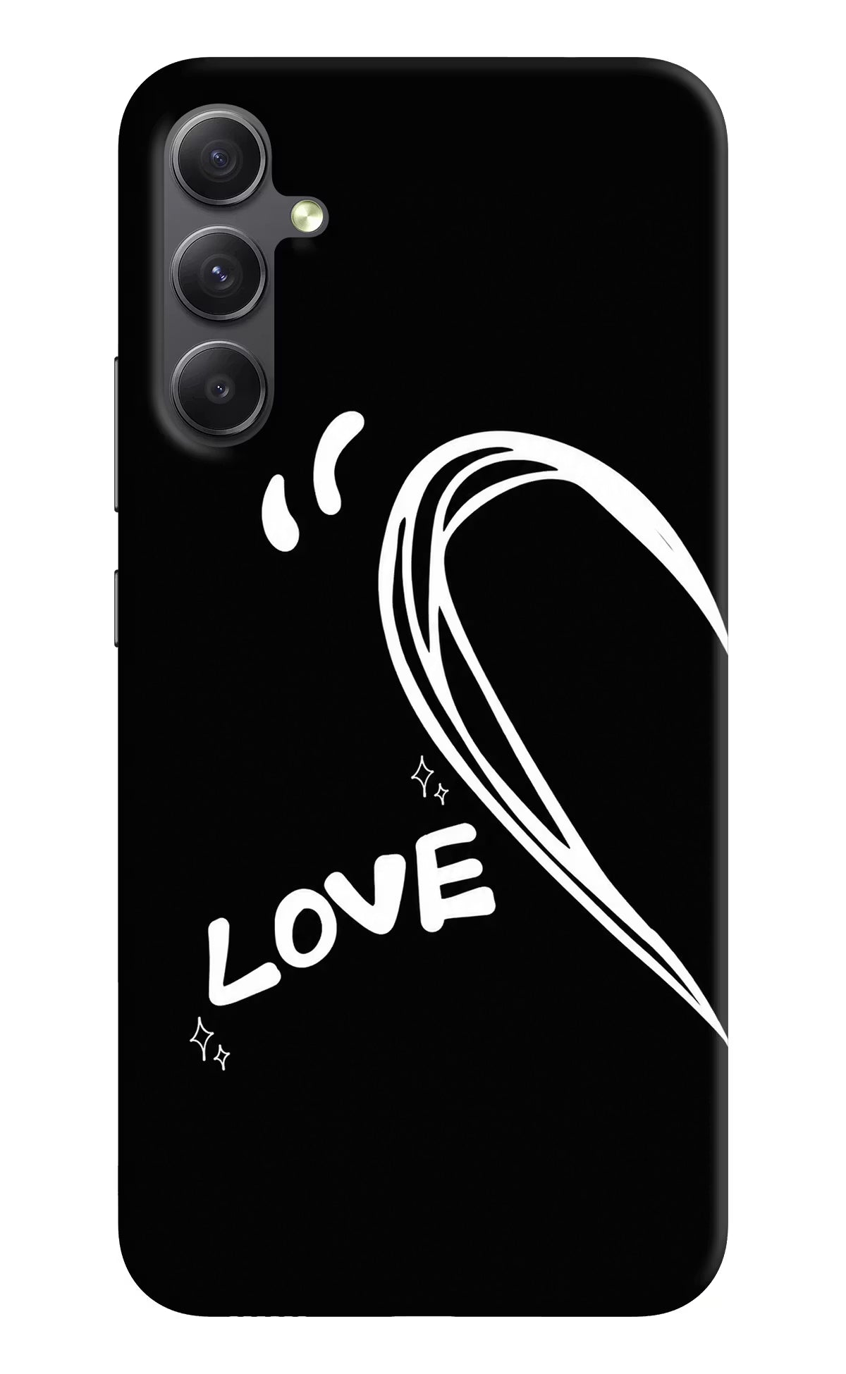 Love Line Samsung A34 5G Back Cover
