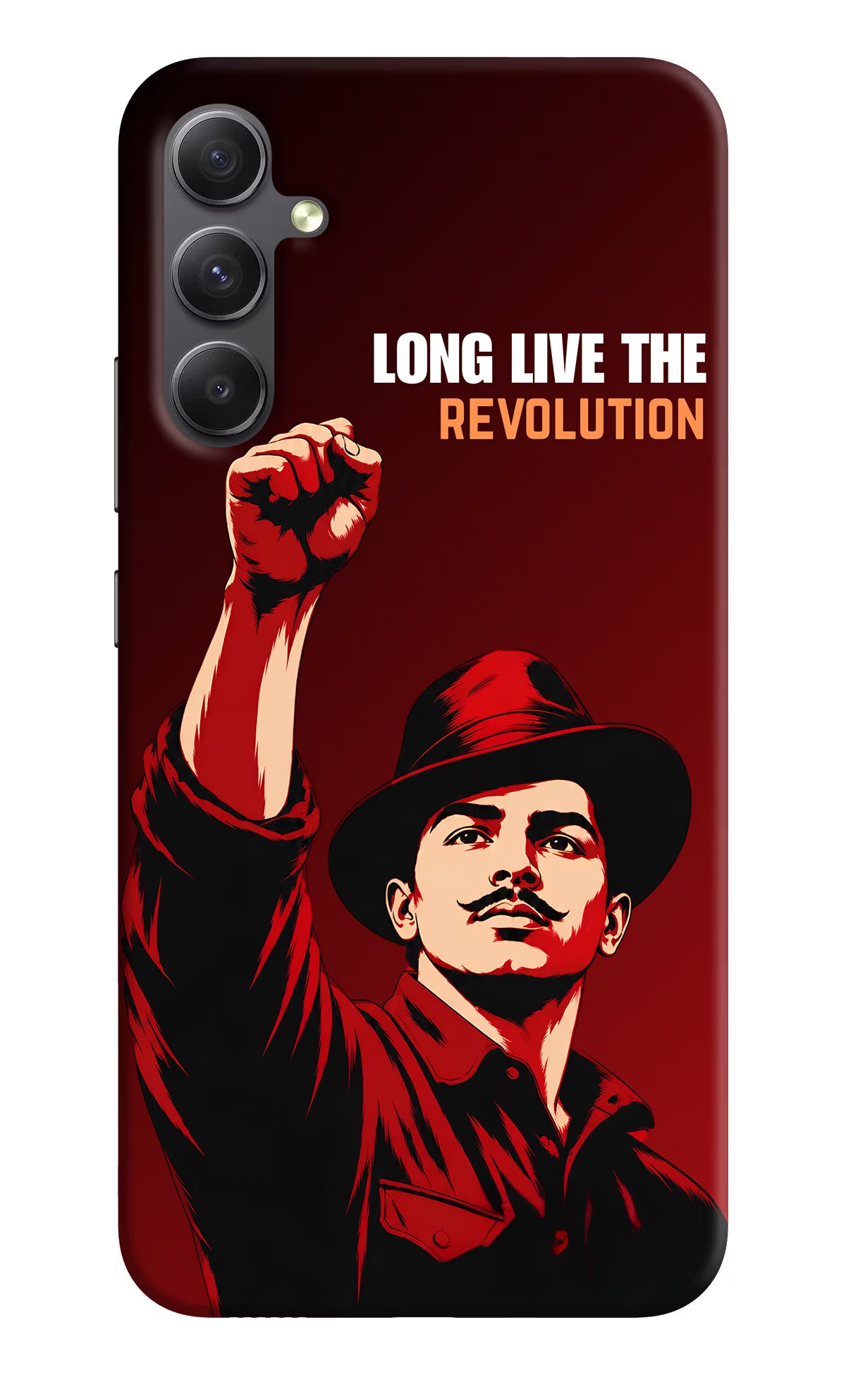 Bhagat Singh Revolution Samsung A34 5G Back Cover