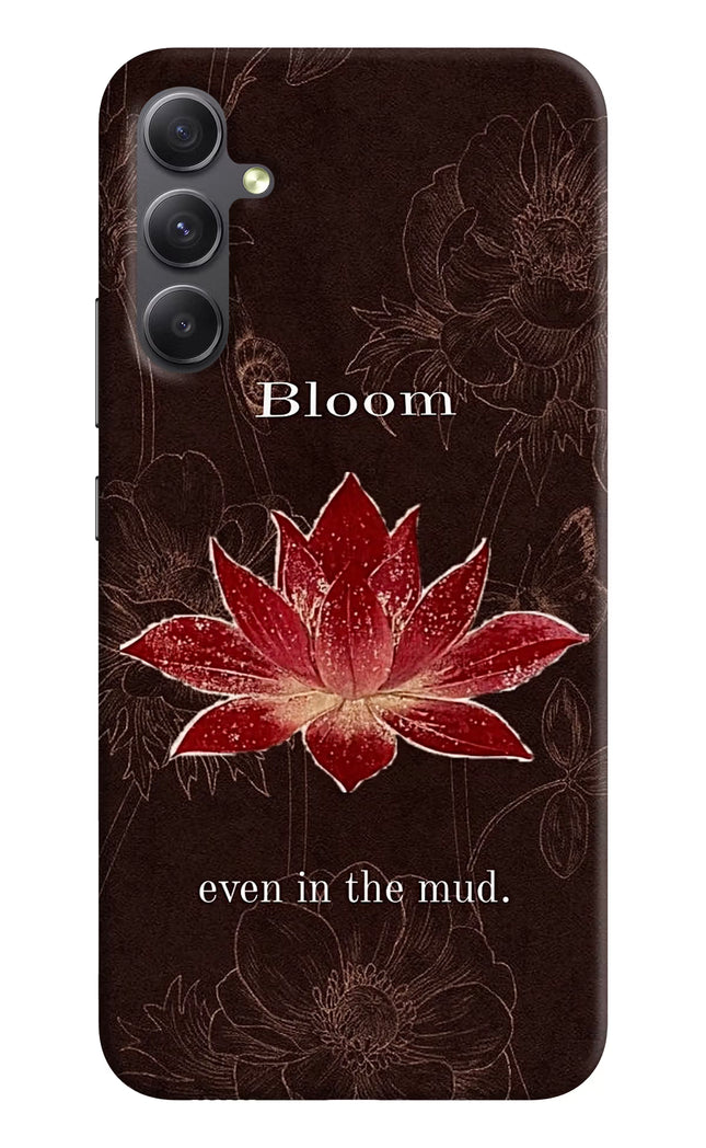 Bloom Samsung A34 5G Hard Case Back Cover by Casekaro