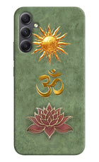 Om & Lotus Samsung A34 5G Back Cover