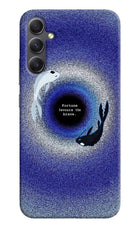 Dark Koi Samsung A34 5G Back Cover