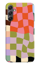 Wavy Grid Samsung A34 5G Back Cover
