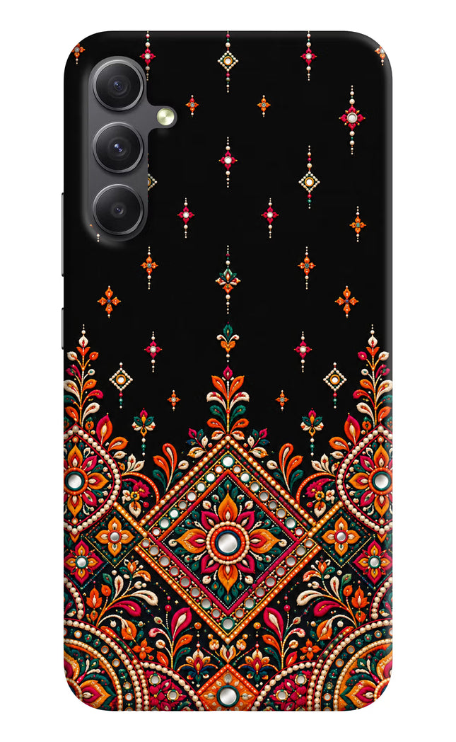 Noir Mehfil Samsung A34 5G Hard Case Back Cover by Casekaro