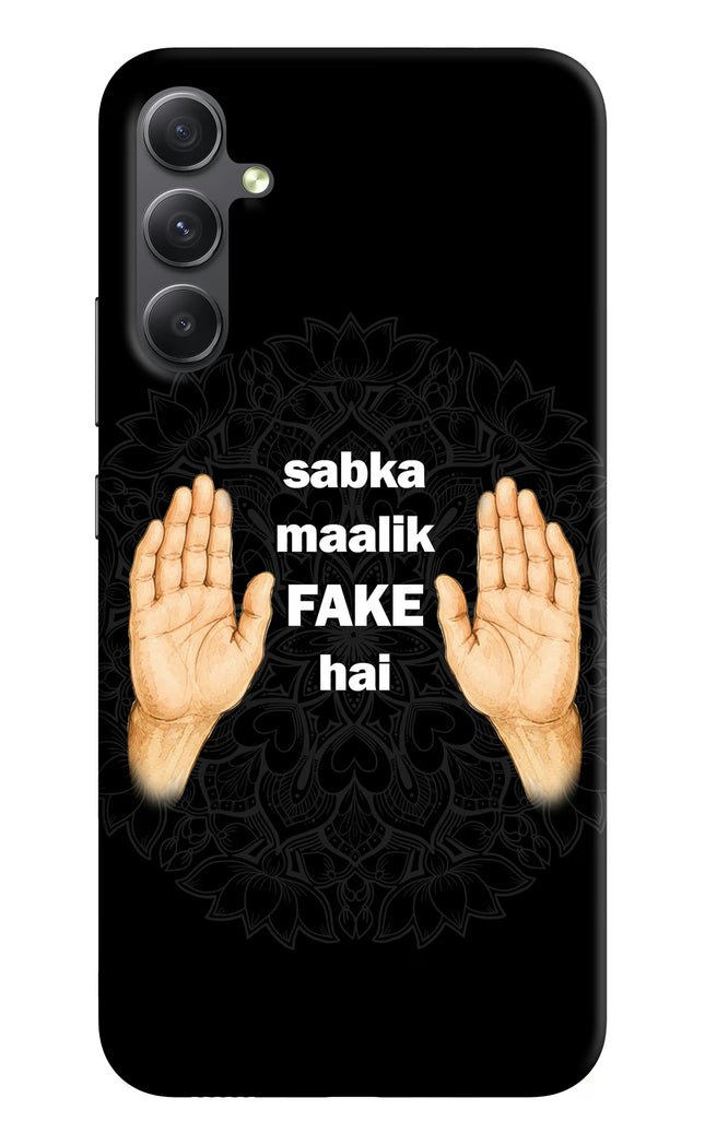 Sabka Malik Fake Samsung A34 5G Hard Case Back Cover by Casekaro