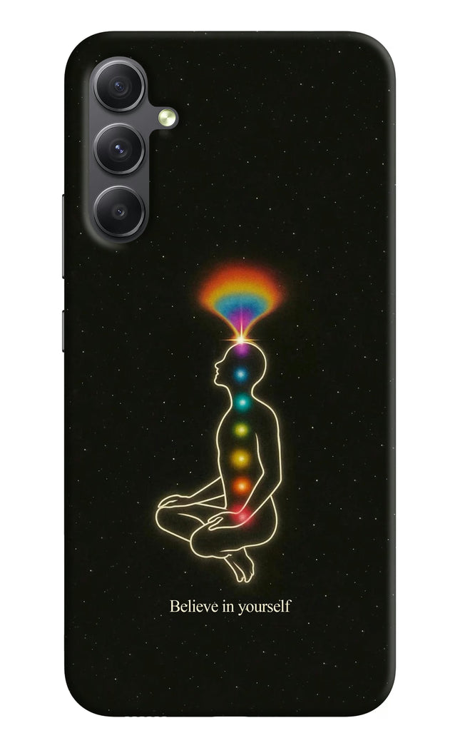 Believe in yourself Samsung A34 5G Hard Case Back Cover by Casekaro