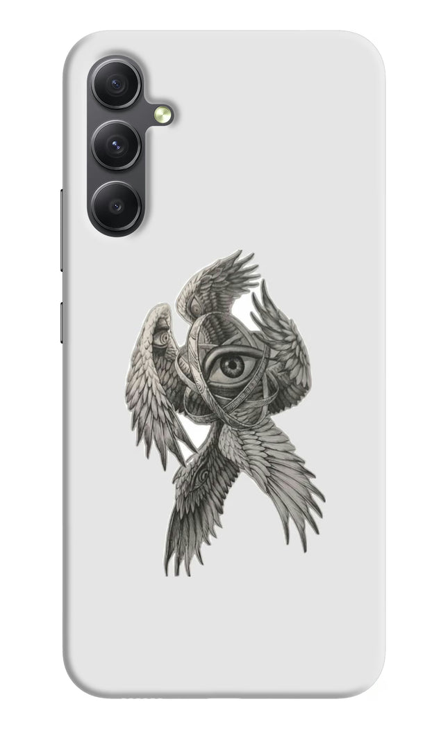 Accurate Angel Samsung A34 5G Hard Case Back Cover by Casekaro