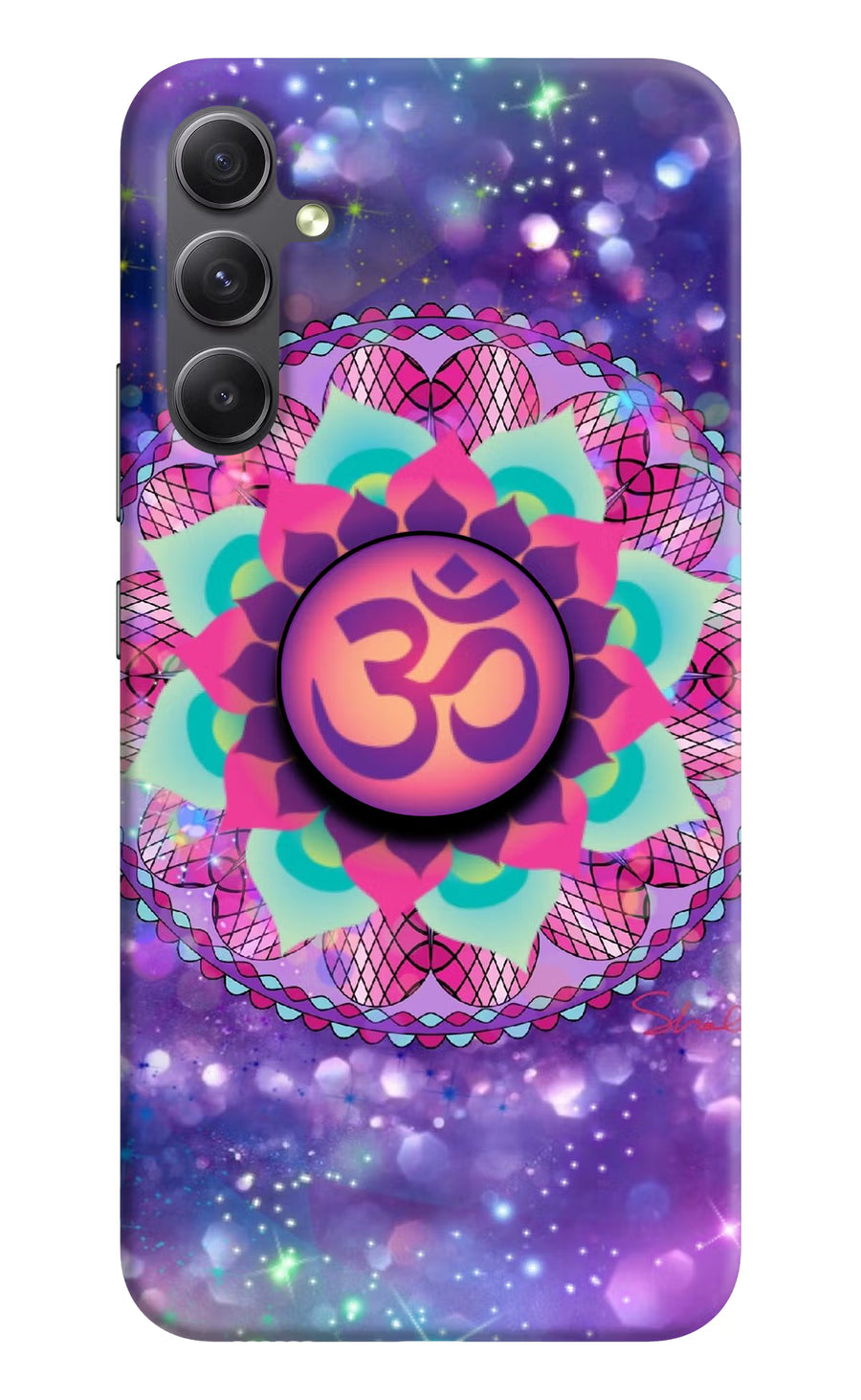 Om Purple Samsung A34 5G Pop Case, Hard case