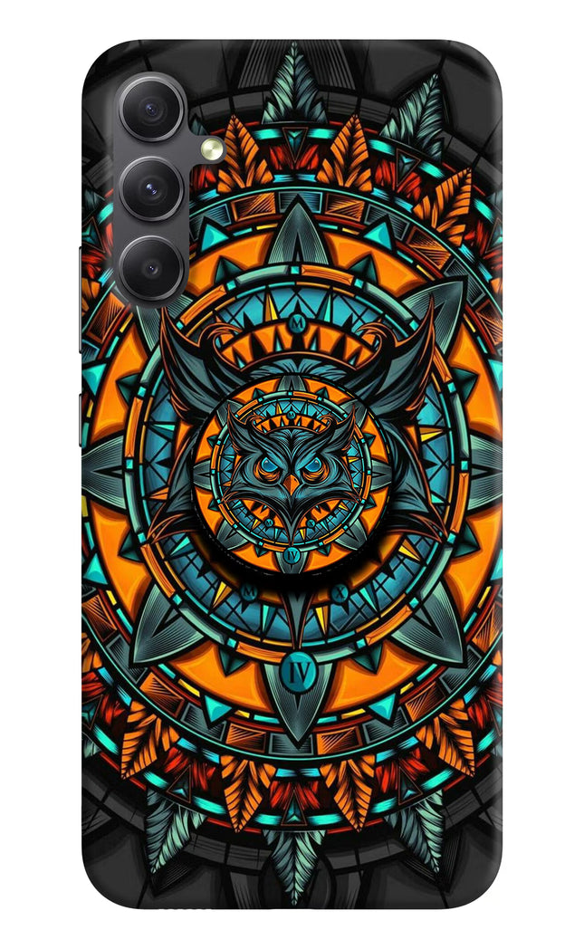 Angry Owl Samsung A34 5G Pop Case by Casekaro