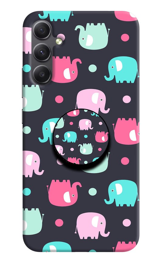 Baby Elephants Samsung A34 5G Pop Case by Casekaro