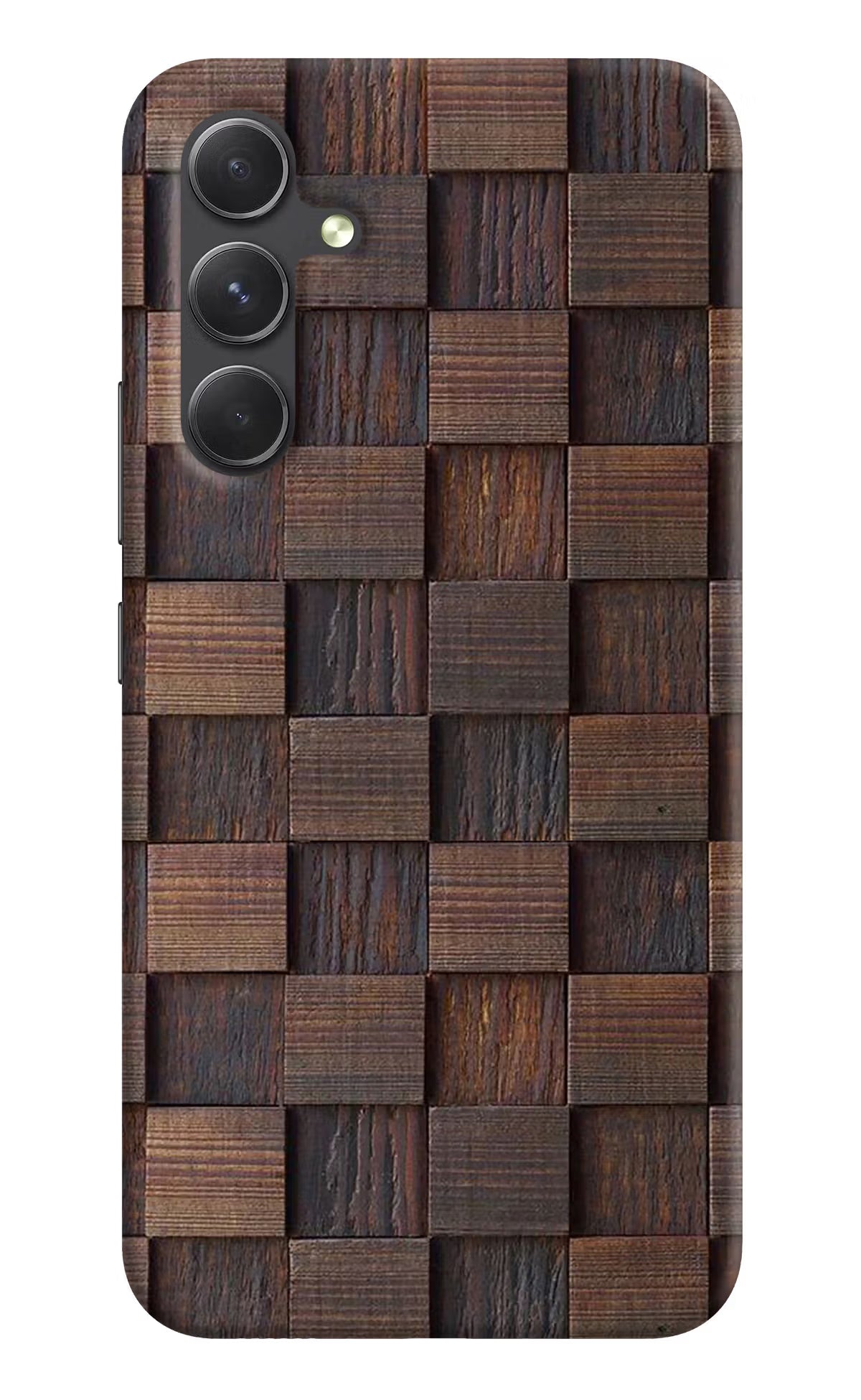 Wooden Cube Design Samsung A54 5G Hard Case Back Cover by Casekaro
