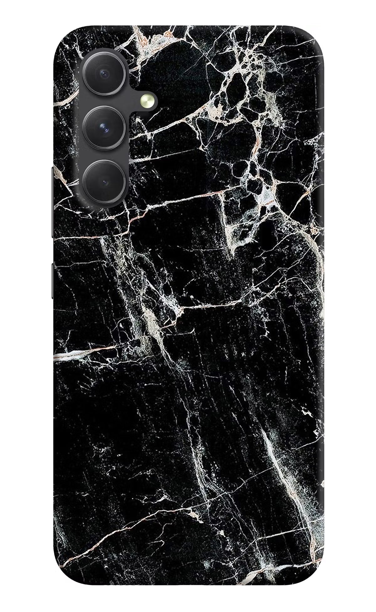 Black Marble Texture Samsung A54 5G Hard Case Back Cover by Casekaro