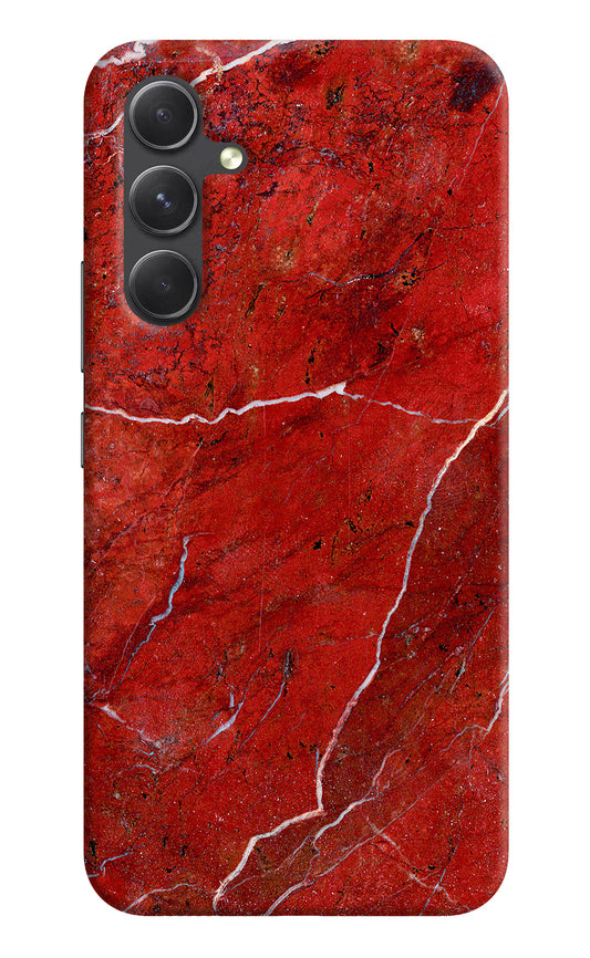 Red Marble Design Samsung A54 5G Hard Case Back Cover by Casekaro
